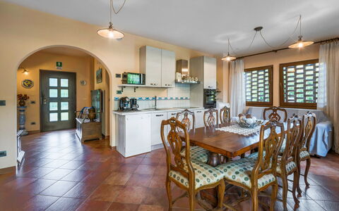 Casale La Canigiana, House, Pool, San Miniato: Interieur Ontwerp, Meubilair, Flooring, Plafond, Hout, Verdieping, Kamer, Verlichting, Keuken, Keuken En Eettafel