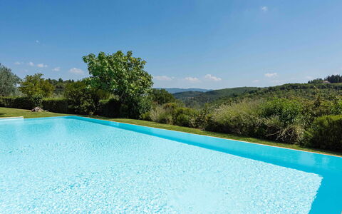 Villa Belchianti: Blauw, Zwembad, Toevlucht, Landscaping, Eco Hotel, Waterpartij, Thermae