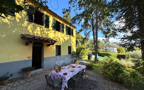 Allo Scoiattolo: Struik, Huis, Verblijf, Tuin, Landgoed, Schaduw, Landscaping, Hacienda, Werf, Backyard