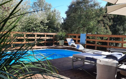 Podere la Botte, Pool, Lari: Zwembad, Hout, Buitenmeubels, Meubilair, Toevlucht, Schaduw, Ligstoel, Stoel, Eco Hotel, Vrije Tijd