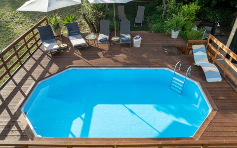 Podere la Botte, Pool, Lari: Zwembad, Samengesteld Materiaal, Buitenmeubels, Vrije Tijd, Eco Hotel, Beits, Schaduw, Hardwood, Toevlucht, Ontwerp