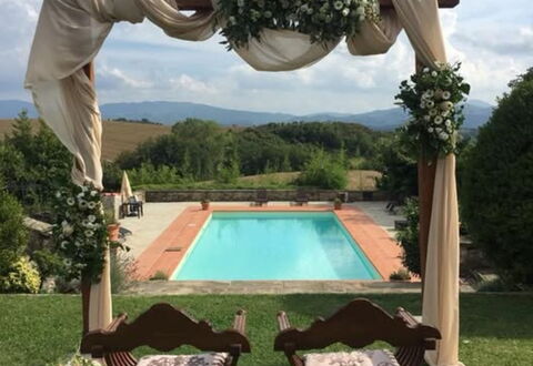 Villa Medicea Lo Sprocco: Evenement, Bloempot, Tuin, Ceremonie, Backyard, Schaduw, Werf, Kamerplant