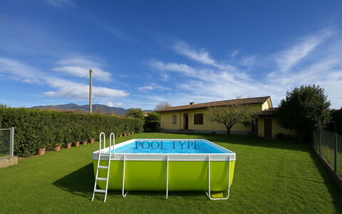 Villa Lory: Zwembad, Samengesteld Materiaal, Vrije Tijd, Schaduw, Backyard, Tuin, Gazon, Werf, Toevlucht, Kunstgras