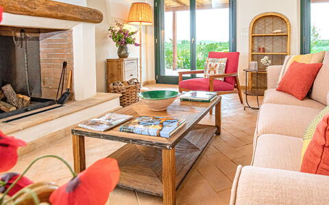 Villa Lodolaio: Meubilair, Interieur Ontwerp, Hout, Tafel, Flooring, Kamer, Stoel, Woonkamer, Huis, Verdieping