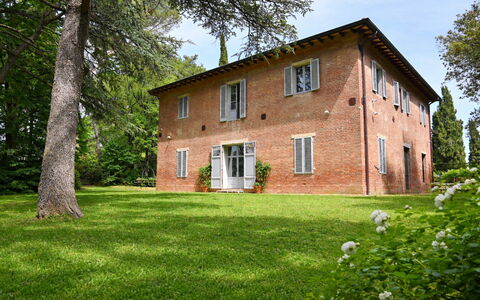 Casale Il Rondò, Private Pool, Città della Pieve: Gras, Boom, Struik, Huis, Huis, Landgoed, Verblijf, Land Lot, Boerderij
