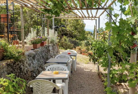 La Torre sul Ponte, Seaview, Garden: Schaduw, Tuin, Landbouw, Plantage, Stoel, Buitenmeubels, Outdoor Structuur, Buitentafel