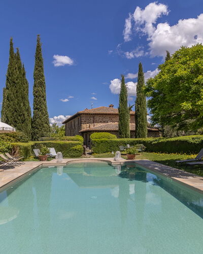 Podere Peteglia: Struik, Tuin, Zwembad, Haag, Landscaping, Landgoed, Hacienda, Eco Hotel, Villa, Binnenplaats