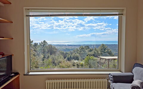 Villa Il Giardino: Glas, Daylighting, Woonkamer