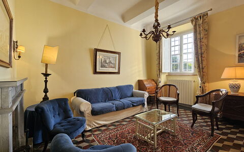 Villa Il Torrazzo, Vista Mare, Massarosa: Meubilair, Interieur Ontwerp, Muur, Bankstel, Flooring, Kamer, Plafond, Verdieping, Woonkamer, Textiel