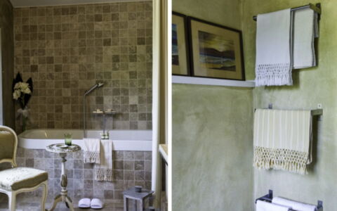 Villa Il Colto: Muur, Loodgieterswerkinrichting, Interieur Ontwerp, Flooring, Verdieping, Badkamer, Kraan, Loodgieter, Tegel, Wastafel