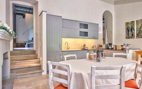 Villa Church: Meubilair, Interieur Ontwerp, Flooring, Hout, Keuken, Verdieping, Stoel, Plafond, Verlichting, Tafel