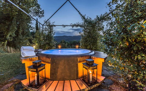 Villa Panorama: Verlichting, Zwembad, Toevlucht, Tuin, Eco Hotel, Jacuzzi, Landschap Verlichting, Backyard, Ontwerp