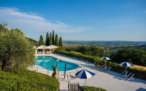 Villa la Brezza: Zwembad, Toevlucht, Buitenmeubels, Eco Hotel, Landscaping, Hacienda, Badplaats, Villa, Hotel