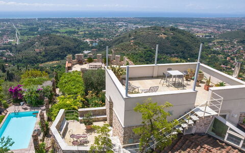 La Rocca di Monteggiori: Balkon, Eco Hotel, Villa, Penthouse