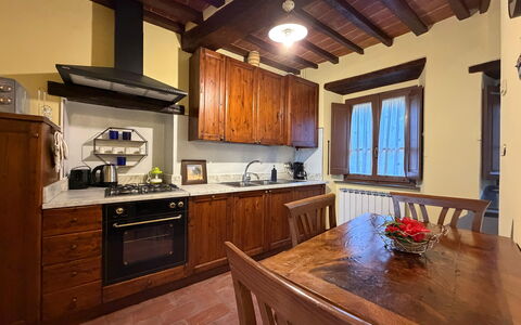 Terrazzino Margherita: Meubilair, Interieur Ontwerp, Hout, Flooring, Cabinetry, Plafond, Countertop, Keuken, Kamer, Verdieping