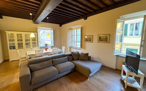 Casa Anna 13: Meubilair, Interieur Ontwerp, Flooring, Bankstel, Verdieping, Hout, Plafond, Kamer, Woonkamer, Tafel