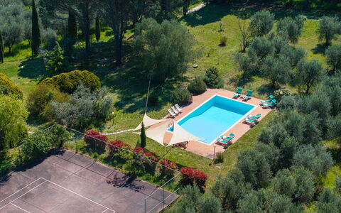 Il Leccio, Vinci, Private Pool and Tennis: Zwembad, Toevlucht, Landgoed, Hacienda, Villa, Eco Hotel, Plantage, Boerderij