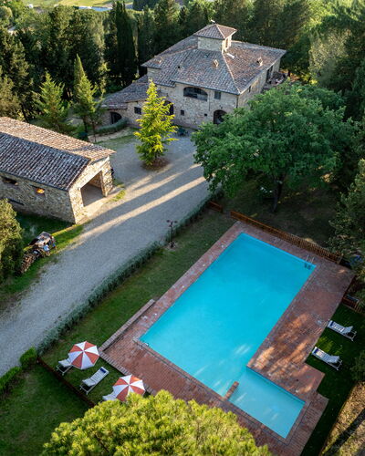 Maison Badia a Passignano: Landgoed, Zwembad, Hacienda, Villa, Herenhuis, Boerderij, Werf, Landscaping, Lariks