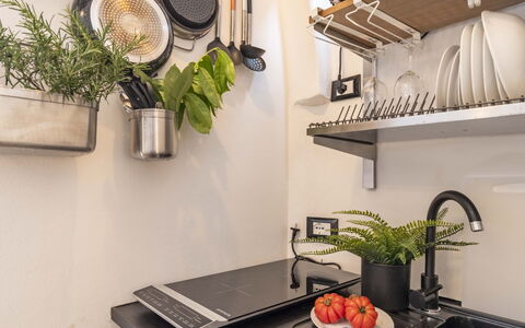 Maison D'Alice: Tableware, Keuken, Bloempot, Toestel Van De Keuken, Kamerplant, Countertop, Stellingen, Huishoudapparatuur, Plank