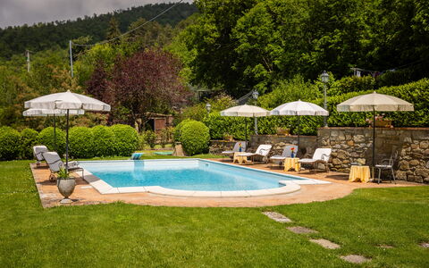 Casa Ivan: Zwembad, Toevlucht, Thermae, Tuin, Eco Hotel, Ligstoel, Buitenmeubels, Landscaping, Hacienda, Backyard