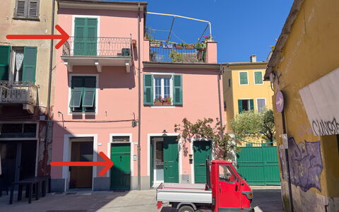 Casa Nanai - Levanto: Buurt, Deur, Verf, Balkon