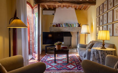 Villa Santa Barbara: Meubilair, Interieur Ontwerp, Muur, Flooring, Hout, Verdieping, Kamer, Plafond, Bankstel, Woonkamer