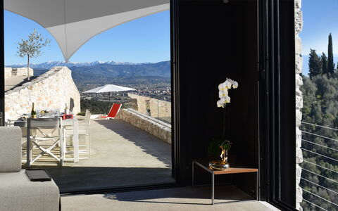 Villetta Farfallina: Stoel, Schaduw, Balkon
