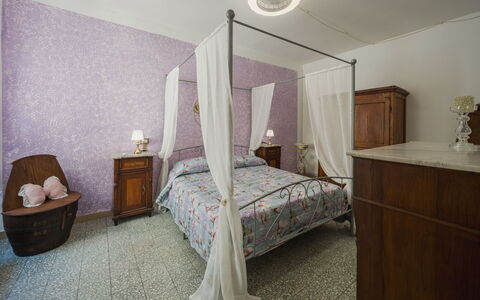 Nido nel Centro: Meubilair, Interieur Ontwerp, Slaapkamer, Bed, Hout, Laken, Plafond, Bedding, Verdieping, Flooring