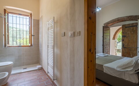 Casale delle Lupe, Campiglia Marittima: Muur, Plafond, Kamer, Steen, Beits, Hardwood, Gips