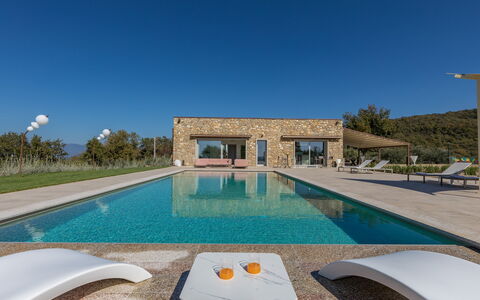La Calcinaia Country House, Bucine: Blauw, Zwembad