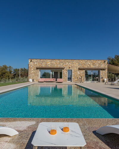 La Calcinaia Country Villa, Bucine: Blauw, Zwembad