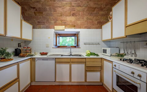 Frantusa 6+2: Keuken, Toestel Van De Keuken, Countertop, Major Appliance, Fornuis, Interieur Ontwerp, Plafond, Cabinetry, Gasfornuis, Flooring