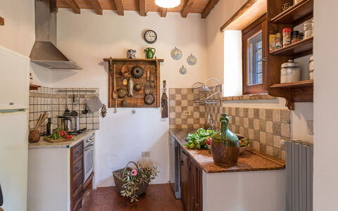 I Mandorli 8: Hout, Keuken, Interieur Ontwerp, Flooring, Meubilair, Countertop, Huis, Toestel Van De Keuken, Cabinetry, Kamer