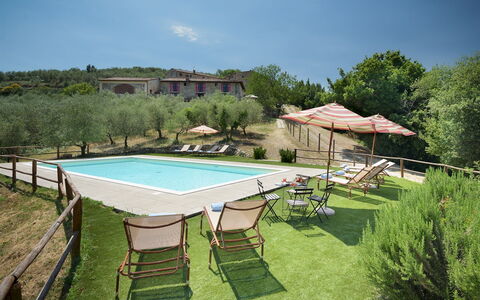 Villa la Poiana 10: Buitenmeubels, Landgoed, Boerderij, Tuin, Zwembad, Toevlucht, Hacienda, Backyard, Werf, Gazon
