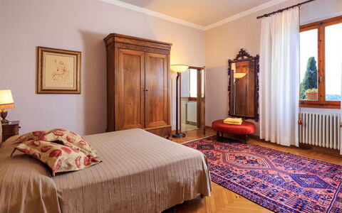 Villa Beltrami 14: Meubilair, Interieur Ontwerp, Flooring, Slaapkamer, Bed, Hout, Kamer, Verdieping, Textiel, Laken