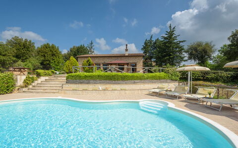 L'Ovile 8: Zwembad, Buitenmeubels, Toevlucht, Tuin, Landscaping, Eco Hotel, Thermae, Hacienda, Waterpartij, Werf