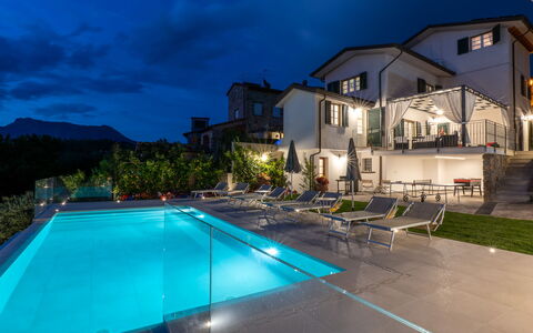 Villa Elena 9+1: Woongebied, Huis, Huis, Zwembad, Bergketen, Landgoed, Balkon, Villa, Eco Hotel, Toevlucht