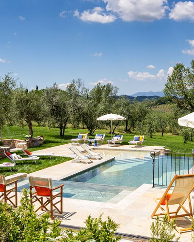Dimora San Germano 14: Zwembad, Buitenmeubels, Meubilair, Tuin, Toevlucht, Ligstoel, Stoel, Landscaping, Gazon, Paraplu