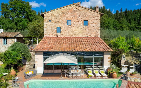 Torre al Poggio 8: Zwembad, Toevlucht, Paraplu, Buitenmeubels, Landgoed, Eco Hotel, Villa, Ligstoel, Hotel, Stoel