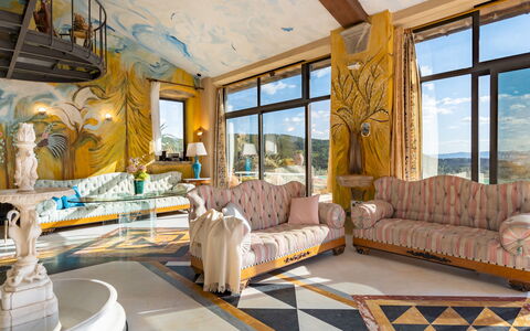 Torre al Poggio 8: Interieur Ontwerp, Meubilair, Bankstel, Plafond, Woonkamer, Verlichting, Flooring, Verdieping, Kamer