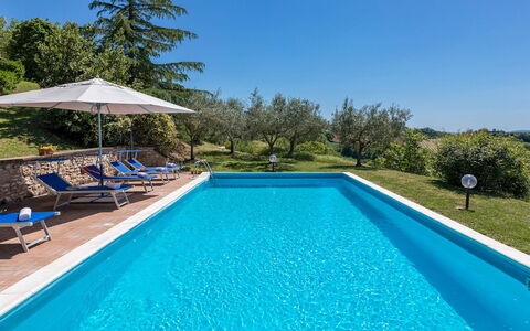 Villa Mila 6: Blauw, Zwembad, Tuin, Toevlucht, Landgoed, Landscaping, Hacienda, Eco Hotel, Villa, Buitenmeubels