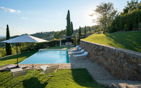 Poggio Novoli 6: Zwembad, Tuin, Landscaping, Buitenmeubels, Eco Hotel, Toevlucht, Villa, Lariks, Evergreen