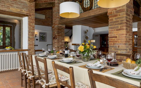 Il Romitoio 12: Meubilair, Interieur Ontwerp, Tafel, Stoel, Hout, Plafond, Eetkamer, Keuken En Eettafel, Kamer, Verlichting