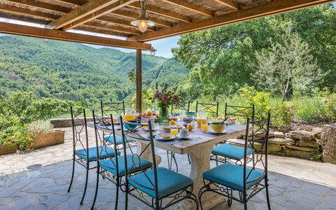 Casale Mollina 6+2: Meubilair, Tafel, Stoel, Buitenmeubels, Keuken En Eettafel, Buitentafel, Toevlucht, Eco Hotel, Restaurant, Eetkamer
