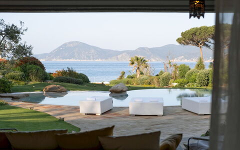 Villa Padulella 8+2: Water, Zwembad, Toevlucht, Buitenmeubels, Eco Hotel, Paraplu, Tuin, Schaduw, Kust, Tropen