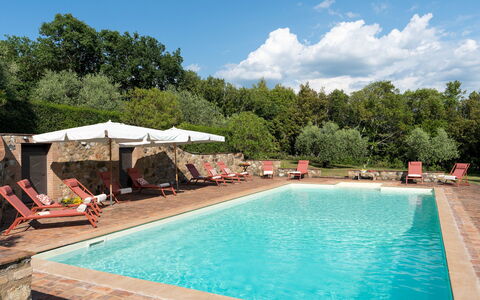 Cosciano 12: Zwembad, Landgoed, Tuin, Hacienda, Toevlucht, Landscaping, Eco Hotel, Villa, Buitenmeubels, Waterpartij