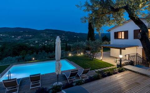 Terrazza sulla Valle 4+2: Zwembad, Woongebied, Toevlucht, Huis, Eco Hotel, Landgoed, Buitenmeubels, Villa, Balkon, Hacienda