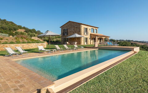 Casale Grottini 8: Zwembad, Huis, Huis, Landgoed, Boerderij, Verblijf, Villa, Landscaping, Toevlucht, Hacienda