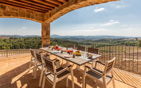 Casale Grottini 8: Landschap, Buitenmeubels, Stoel, Keuken En Eettafel, Buitentafel, Eco Hotel