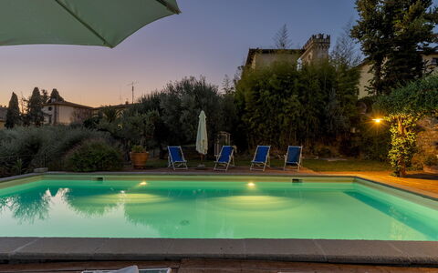 Villa Treggiaia 12+2: Zwembad, Woongebied, Toevlucht, Eco Hotel, Landgoed, Hacienda, Thermae, Villa, Buitenmeubels, Landscaping